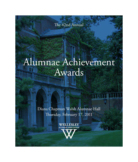 Alumnae Achievement Awards 2011 program cover